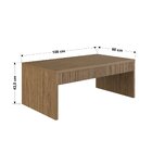 Mesa De Centro Articulada Para Sala De Estar Brisa Olmo