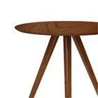 Mesa De Centro Bella 60 Cm Off White Decoração Sala Quarto