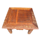 Mesa De Centro Bernar Em Madeira De Demolição - Cód 1154