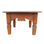 Mesa De Centro Bernar Em Madeira De Demolição - Cód 1154