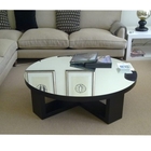 Mesa De Centro Black Round