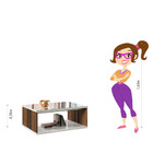 Mesa De Centro Bonito Línea Brasil