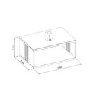 Mesa De Centro Bonito Línea Brasil