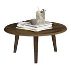 Mesa de Centro Brilhante Madeira Rústica