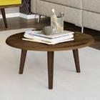 Mesa de Centro Brilhante Madeira Rústica