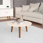 Mesa De Centro Brilhante Off White - Bechara Móveis