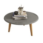 Mesa De Centro Brilhante Titanium - Bechara Móveis