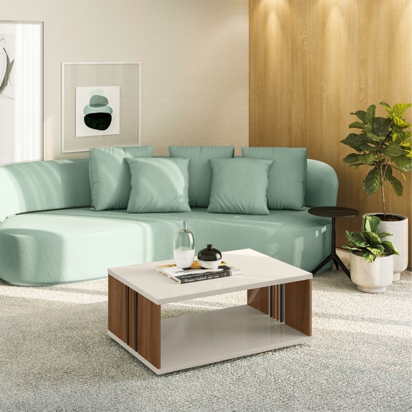 Mesa De Centro Castle Nogueira Off White