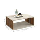 Mesa De Centro Castle Nogueira Off White