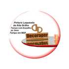 Mesa De Centro Cebola Com Espelho 60cm - Vermelha - 40cm