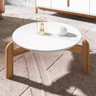 Mesa De Centro Chris Branco Cedro