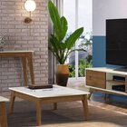 Mesa De Centro Club  Bege/garapa