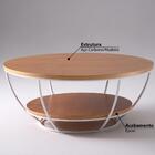 Mesa De Centro Coliseu - Branco/marfim