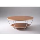 Mesa De Centro Coliseu - Branco/marfim