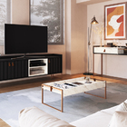 Mesa De Centro Columbia Retangular - Branco