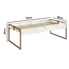 Mesa De Centro Columbia Retangular - Branco