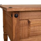 Mesa De Centro Com 1 Gaveta 100%madeira Maçiça  Cera Acapulco