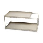 Mesa De Centro Com 2 Prateleiras Wire Taupe