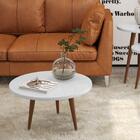 Mesa De Centro Com Pés De Madeira Maciça Legs Branco