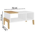 Mesa De Centro Com Pes Madeira 1602 Fell