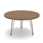 Mesa De Centro Com Pés Metálicos Evolution Patrimar Móveis Ca