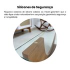 Mesa De Centro Com Tampo De Vidro Temperado Tampo Em Mdf Onda