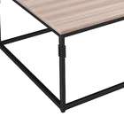 Mesa De Centro Com Tampo Mdp Aline-brastubo - Carvalho / Preto