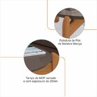 Mesa De Centro Com Tampo Oval E Pés Em Madeira Maciça Lizz Ob