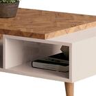 Mesa De Centro Com Tampo Sobreposto Marchê Hb Móveis