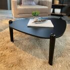 Mesa De Centro Complementos Orgânica Nero 55 Cm