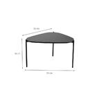 Mesa De Centro Complementos Orgânica Nero 59 Cm