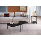 Mesa De Centro Complementos Orgânica Nero 77 Cm