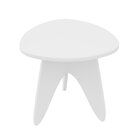 Mesa De Centro Conceito Alta Mar De Morros  Branco Fosco