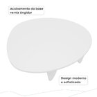 Mesa De Centro Conceito Baixa Mar De Morros  Branco Fosco