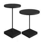 Mesa De Centro Conjunto 2 Peças Nero/preto 27980 - Artesano