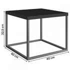 Mesa De Centro Cube Baixa Thassos/cobre - Artesano