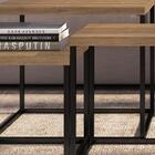 Mesa De Centro Cube Conjunto 3 Peças Vermont/preto – Artesano