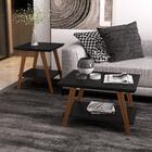 Mesa De Centro Davi Preto/amadeirado Ofertamo Ml