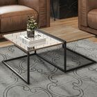 Mesa De Centro Decorativa Espelhada Industrial D01 Design Dem