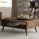 Mesa De Centro Decorativa Lara B01 Deck Pés Palito - Lyam Dec