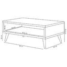 Mesa De Centro Decorativa Lara B01 Deck Pés Palito - Lyam Dec