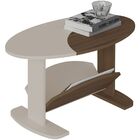 Mesa De Centro Decorativa Para Sala De Estar Ísis A01 Amêndoa