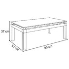 Mesa De Centro Decorativa Para Sala De Estar Malva Estilo Ind