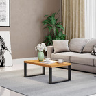 Mesa De Centro Decorativa Provence 30x67 Cm Industrial D03 Fr