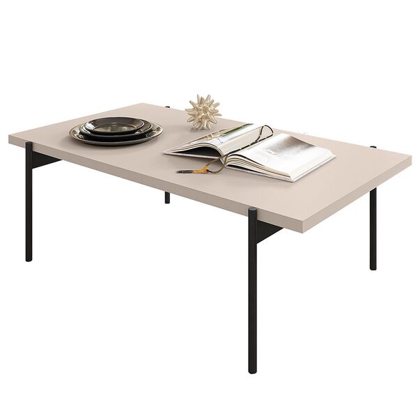 Mesa De Centro Decorativa Stand B01 Industrial Off White - Ly