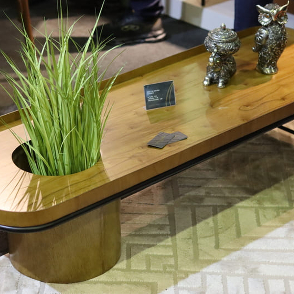 Mesa De Centro Decorativas Rústica Cachepô Montanhês Móveis