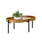 Mesa De Centro Detalhe Em Corino Mônaco Linea Brasil Nature/t