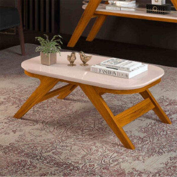 Mesa De Centro Dj Doris 0,90x0,34x0,53 Mdf - 20625.222