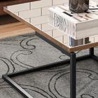 Mesa De Centro E 2 Mesas Laterais Aurum Dhom