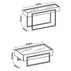 Mesa De Centro E Aparador Dj Móveis Suri